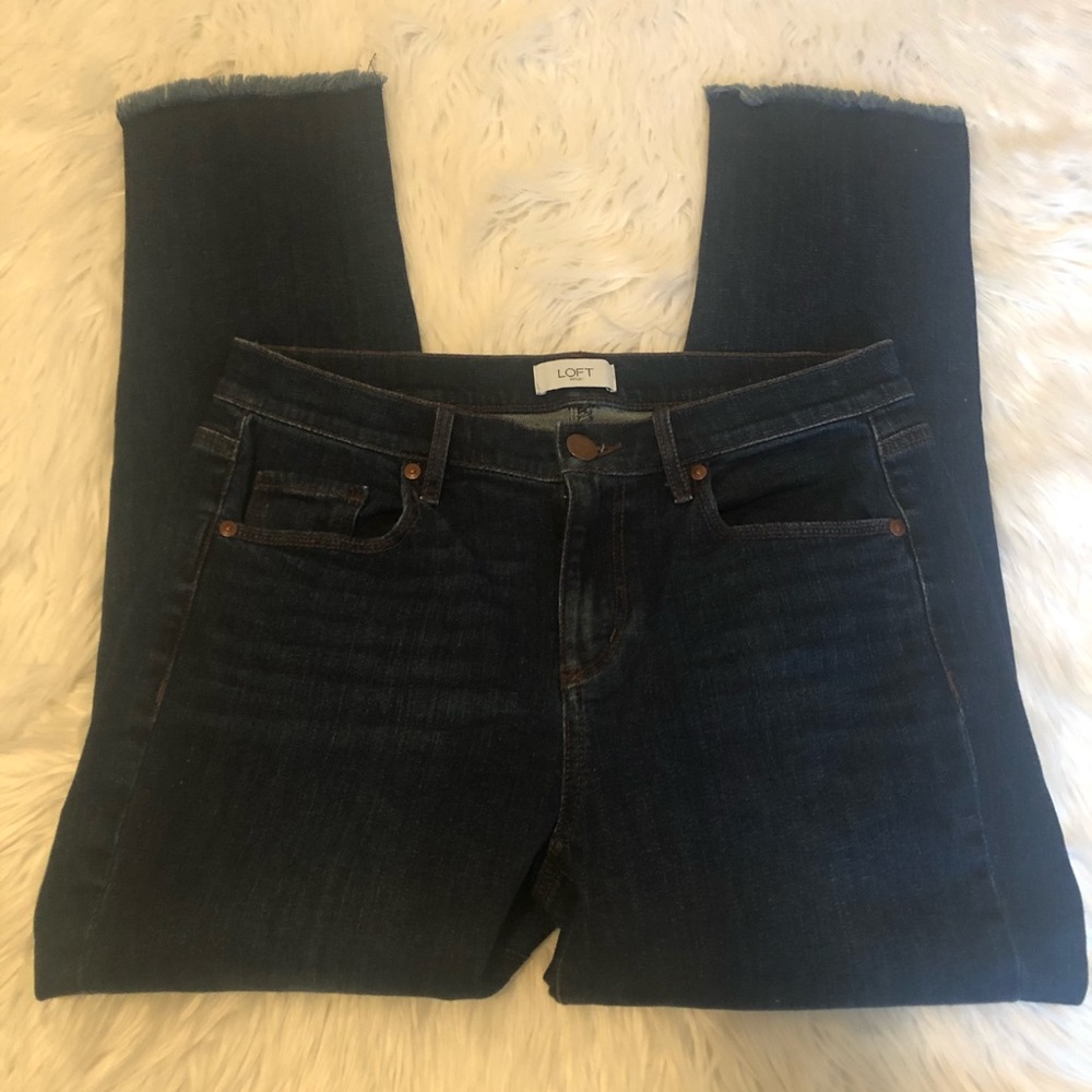 Loft Womens Capris Size 4 Denim
